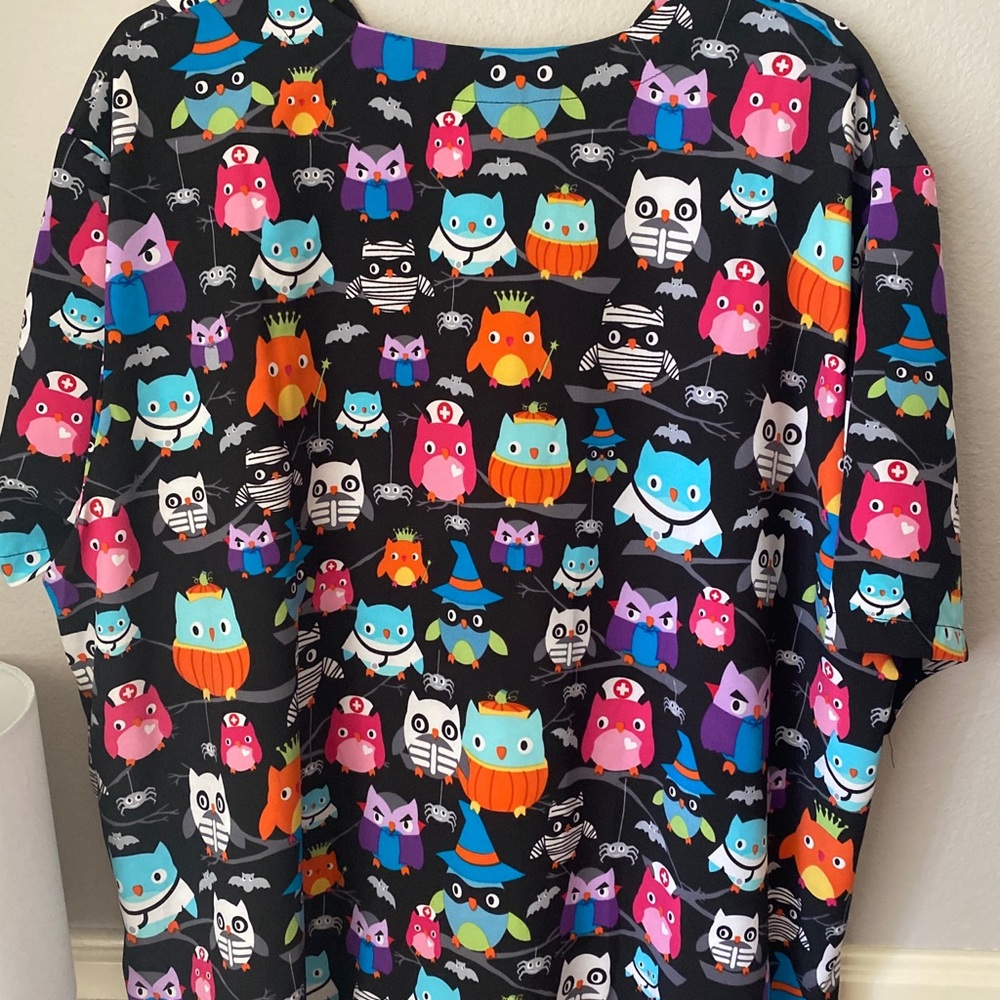 Halloween Scrub Top